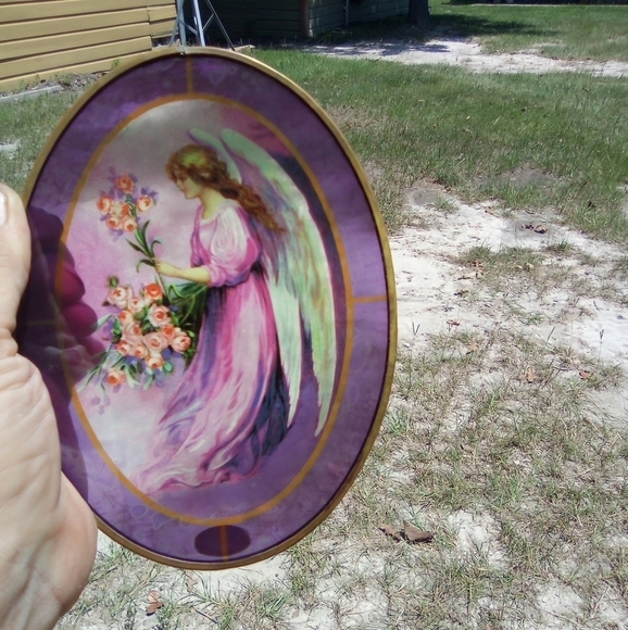 Vintage Enesco Thomas Cathey Angel Sun Catcher Suncatcher - Picture 1 of 6